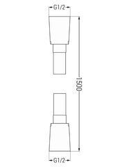 Потолочный душевой комплект с термостатом Mexen Cube 6in1, Graphite цена и информация | Душевые комплекты и панели | hansapost.ee