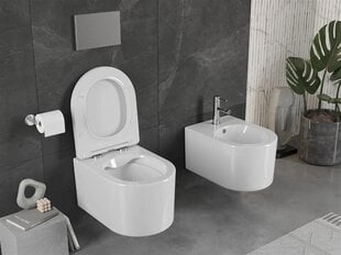 WC-pott Mexen Sofia Rimless Duroplast Slim aeglaselt langeva kaanega, Valge hind ja info | WС-potid | hansapost.ee