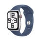 Apple Watch SE GPS + Cellular 44mm Silver Aluminium Case with Denim Sport Band - M/L MXGQ3ET/A hind ja info | Nutikellad, laste nutikellad | hansapost.ee