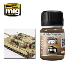 Краска AMMO MIG - US MODERN VEHICLES WASH, 35 мл, 1007 цена и информация | Принадлежности для рисования, лепки | hansapost.ee