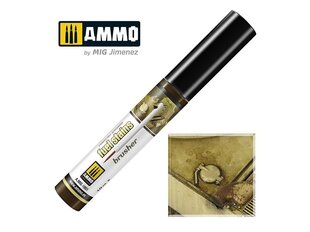 Сборная пластиковая модель AMMO MIG - EFFECTS BRUSHER - Fuel Stains, 1801 цена и информация | Принадлежности для рисования, лепки | hansapost.ee