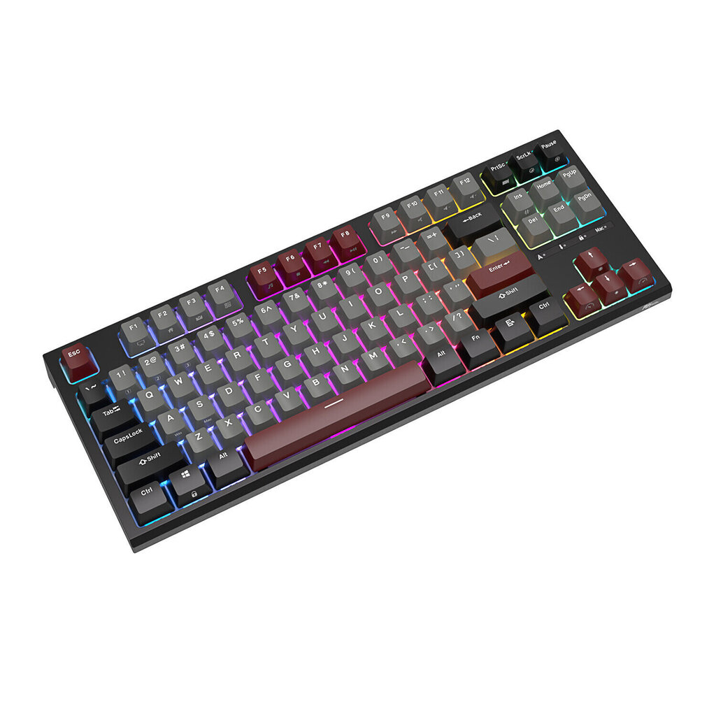 Klaviatuur Royale Kludge RK R87, Blue Switches, Must hind ja info | Klaviatuurid | hansapost.ee