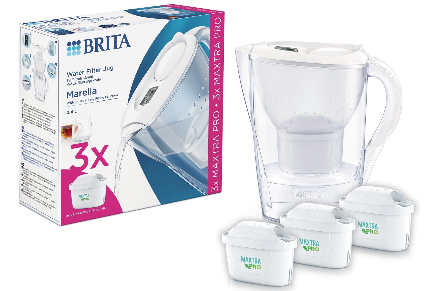 Brita Marella ja Maxtra Pro +, 3 tk цена и информация | Veefilterkannud ja veefiltrid | hansapost.ee