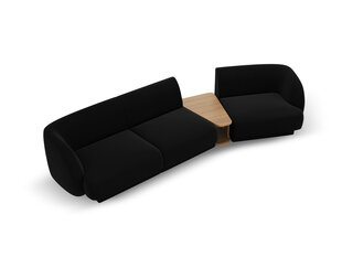 Modulaarne diivan Micadoni Miley, must price and information | Sofa beds and sofas | hansapost.ee