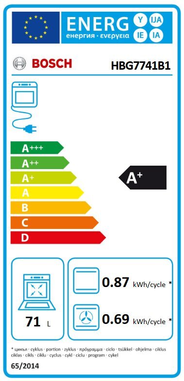 Bosch HBG7741B1 price and information | Ahjud | hansapost.ee