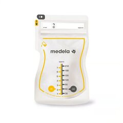 Piima säilituskotid Medela 6333, 50 tk. hind ja info | Medela Beebide toitmiseks | hansapost.ee