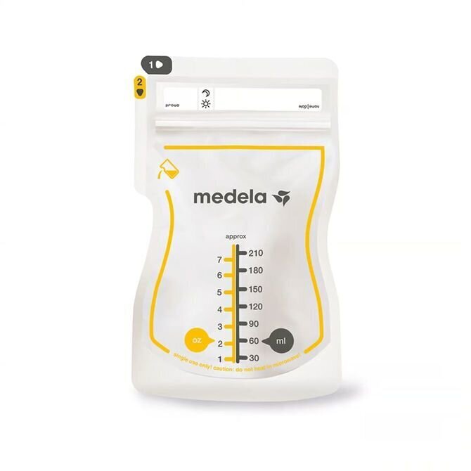 Piima säilituskotid Medela 6326, 25 tk. цена и информация | Laste taldrikud, kausid ja söögiriistad | hansapost.ee