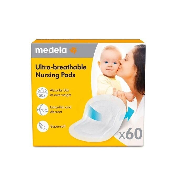 Rinnapadjad Medela 5881, 60 tk price and information | Imetamistarvikud | hansapost.ee