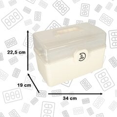 Vaistų konteineris organizatorius medicinos spintelė 34x19x22,5cm цена и информация | Аптечки | hansapost.ee