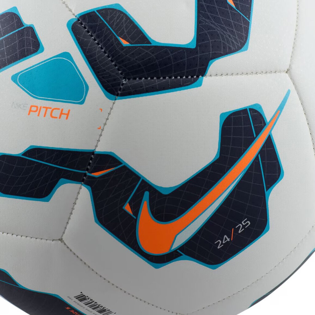 Nike Jalgpallipall Nk Pitch - Fa24 White Black Blue FZ2636 100 FZ2636 100/5 hind ja info | Jalgpalli pallid | hansapost.ee