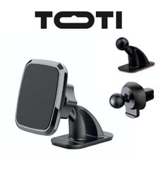 Seek Toti Seek Toti Magnetic Square Shape Car Holder with 3M Glue Mount (Black) hind ja info | Telefonihoidjad | hansapost.ee