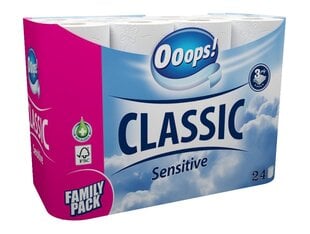 OOOPS! Classic Sensitive-24, tualettpaber hind ja info | WC-paber ja majapidamispaber | hansapost.ee