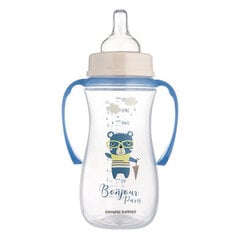 Canpol pudel laia avaga EasyStart Bonjour Paris, sangadega, sinine 300ml (35/241) цена и информация | Бутылочки и аксессуары | hansapost.ee