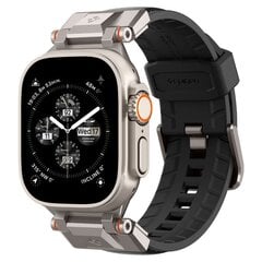 Spigen Durapro Armor PU Apple Watch 4 | 5 | 6 | 7 | 8 | 9 | SE | Ultra 1 | 2 (42 | 44 | 45 | 49mm), must hind ja info | Nutikellade aksessuaarid ja tarvikud | hansapost.ee