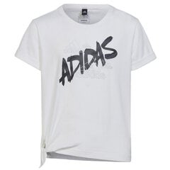 Adidas T-särk tüdrukutele, valge price and information | Shirts for girls | hansapost.ee