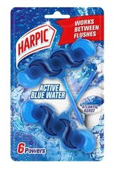 Harpic tualettpoti puhastusvahend Active Blue Water, 2x35 g price and information | Puhastusvahendid | hansapost.ee