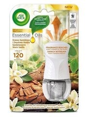 Air Wick освежитель воздуха с электрическим устройством Electrical Sandalwood & Warm Vanilla, 19 мл цена и информация | Освежители воздуха | hansapost.ee