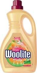 Woolite жидкий стиральный порошок Keratin Fruity, 2,7 л цена и информация | Моющие средства | hansapost.ee