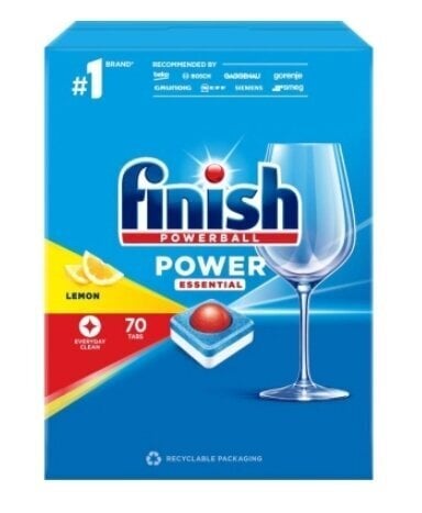 Finish Power Essential nõudepesumasina tabletid, 70 tk цена и информация | Nõudepesuvahendid | hansapost.ee