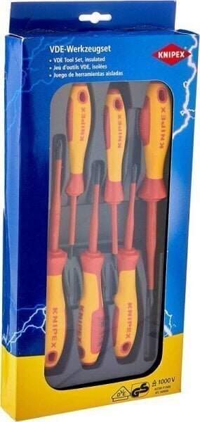 Kruvikeerajate komplekt Knipex 00 20 12 V03, 6 tk. hind ja info | Käsitööriistad | hansapost.ee