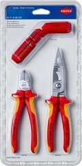 Набор для электромонтажа Knipex 00 31 30 BK V01, 3 шт. цена и информация | Механические инструменты | hansapost.ee