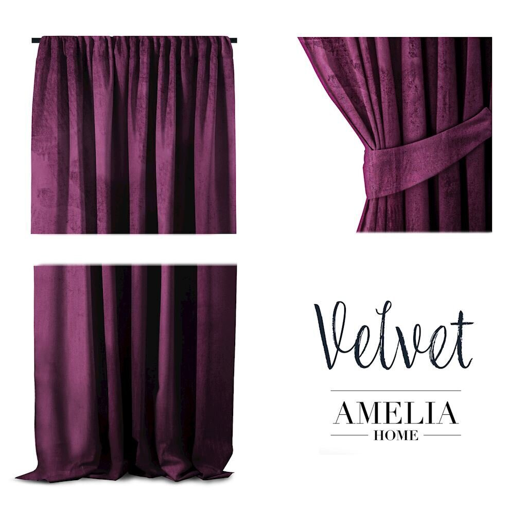 AmeliaHome kardin Velvet price and information | Kardinad | hansapost.ee