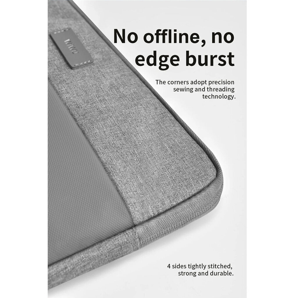 Arvutikott WiWU Minimalist Laptop Sleeve for up to 14" waterproof, black цена и информация | Sülearvutikotid | hansapost.ee