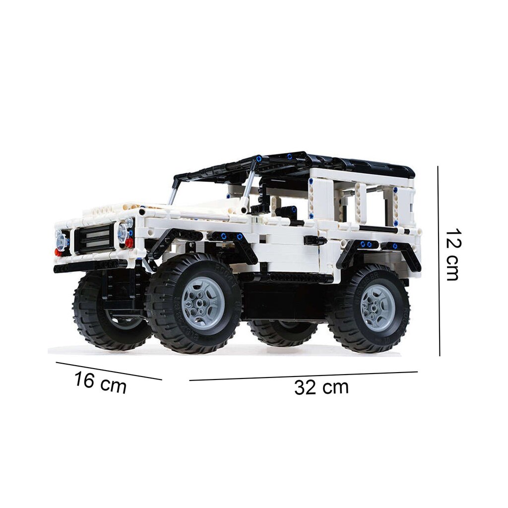 Ehitusplokid RC Jeep Cada C51004W hind ja info | Klotsid ja konstruktorid | hansapost.ee