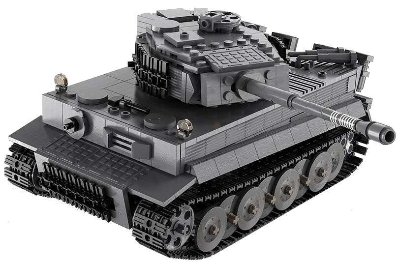 Constructor Tiger tank RC Cada C61071W 925 el. цена и информация | Klotsid ja konstruktorid | hansapost.ee