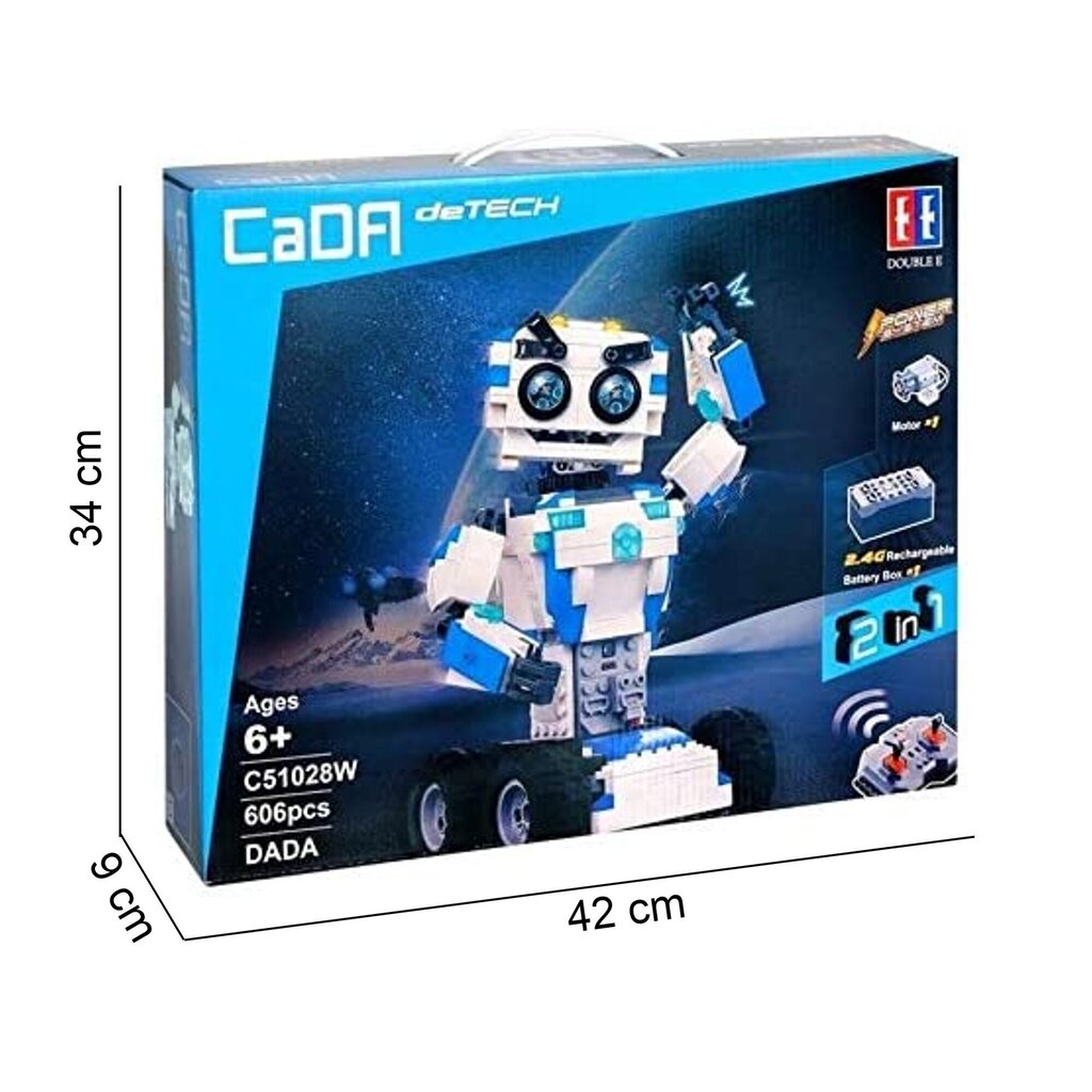 Plokid Cada RC Robot DADA C51028W price and information | Klotsid ja konstruktorid | hansapost.ee