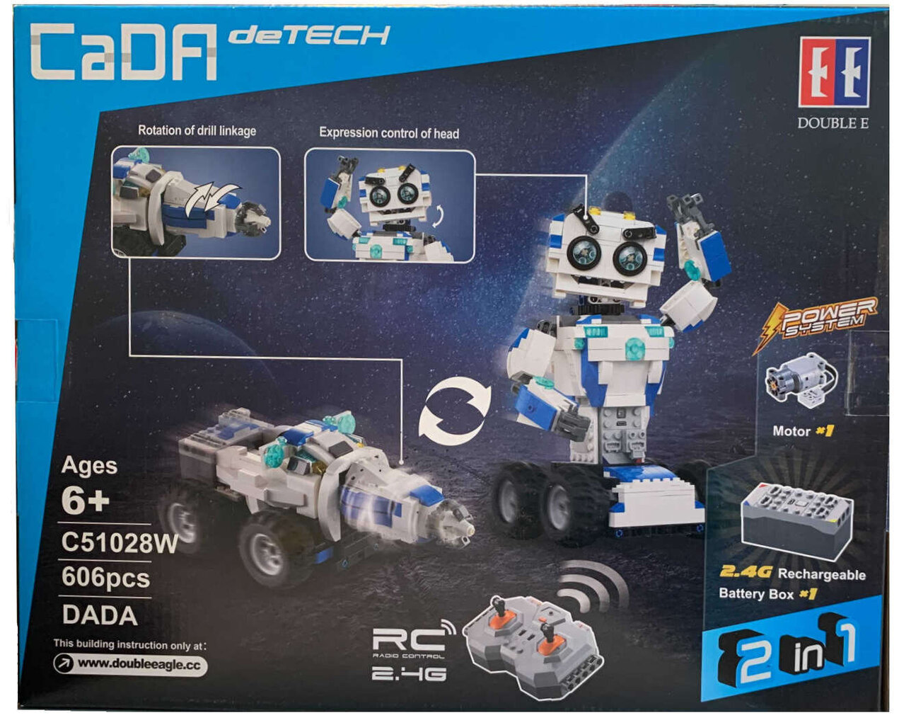 Plokid Cada RC Robot DADA C51028W price and information | Klotsid ja konstruktorid | hansapost.ee