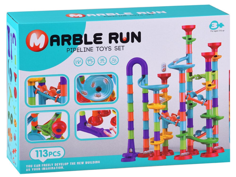 Spiraalrada marmorikuulide jaoks Marble run, ZA4378, 113-osaline hind ja info | Arendavad laste mänguasjad | hansapost.ee