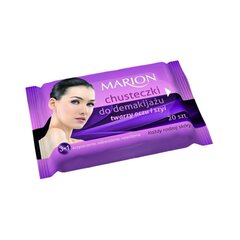 Salvrätikud näo, silmade ja kaela puhastamiseks Marion 3in1, 20 tk hind ja info | Näopuhastusvahendid | hansapost.ee