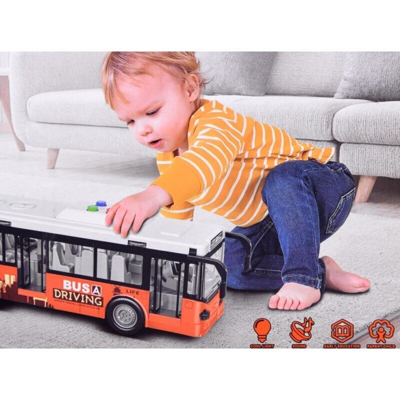 Buss City Bus Jstoys цена и информация | Mänguasjad poistele | hansapost.ee