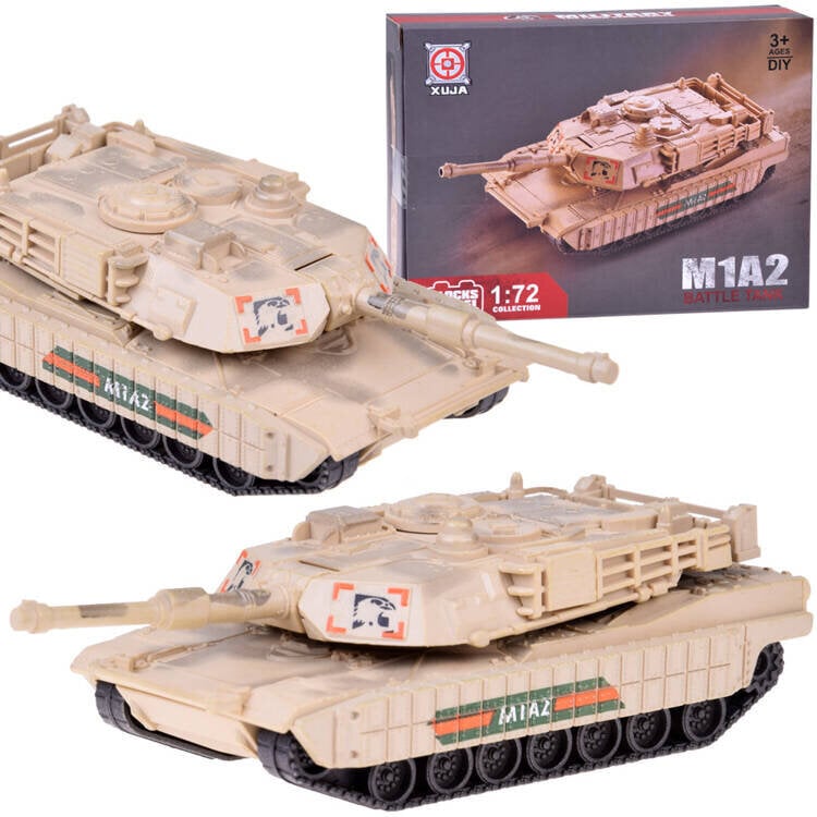 Konstruktor - Tank 1:72 цена и информация | Klotsid ja konstruktorid | hansapost.ee