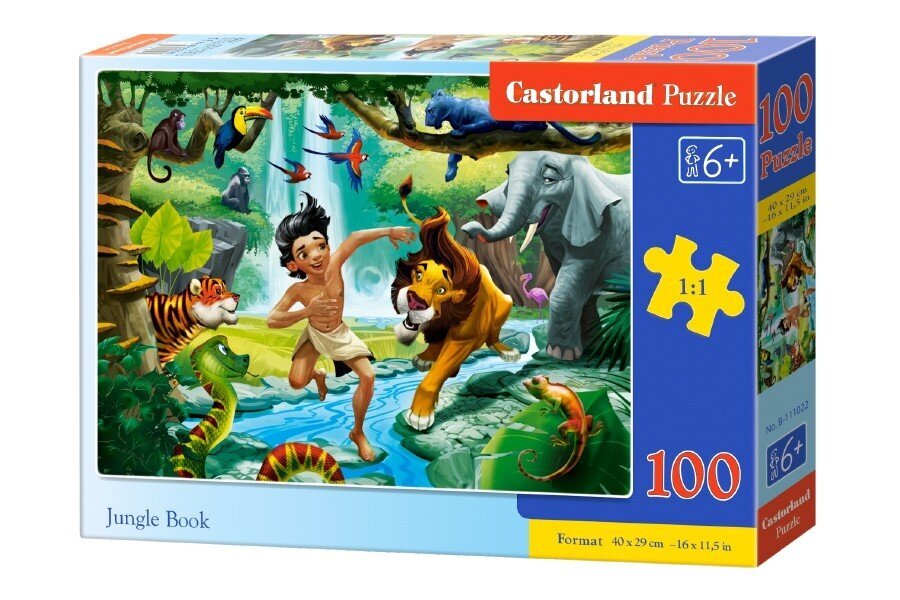 Puzzle 100 Jungle Book 111022 hind ja info | Pusled lastele ja täiskasvanutele | hansapost.ee