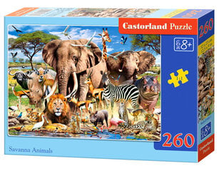 Puzzle 260 Savanna Animals 27545 hind ja info | Pusled lastele ja täiskasvanutele | hansapost.ee