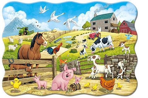 Puzzle 20 Animals on the Farm 02429 hind ja info | Pusled lastele ja täiskasvanutele | hansapost.ee