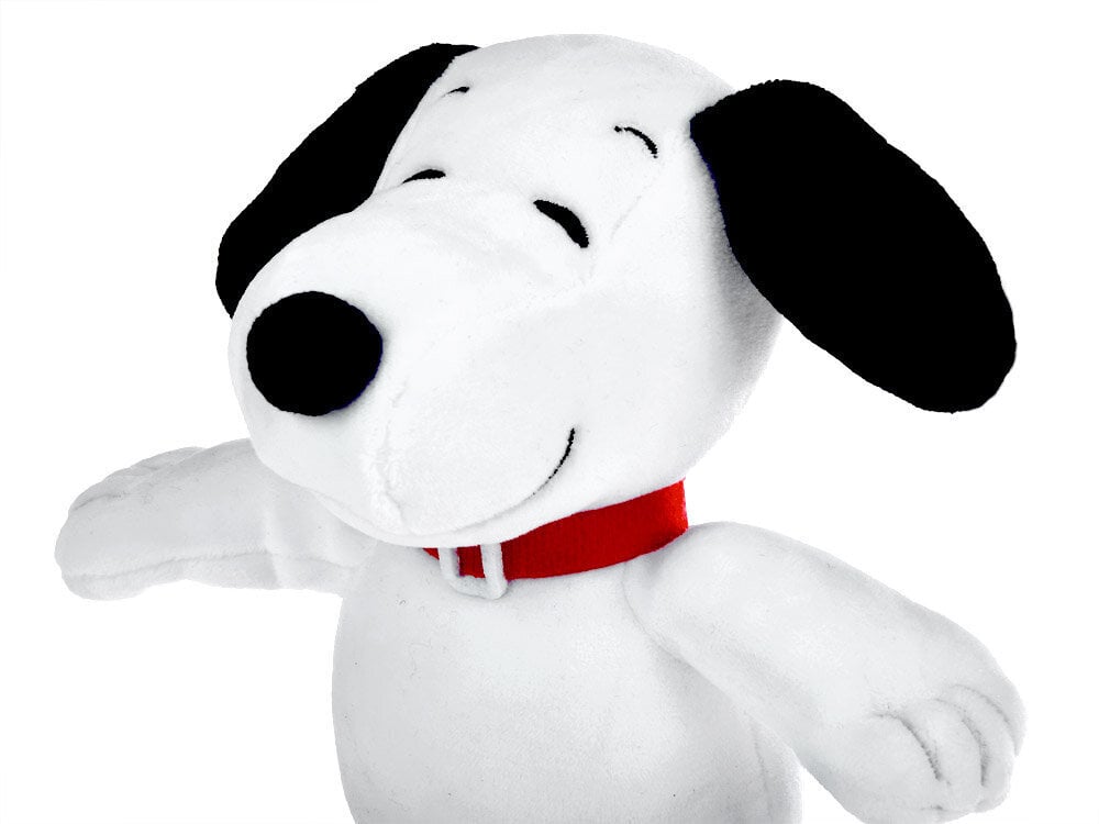 Pehme koer Snoopy, valge, 20 cm цена и информация |  Pehmed mänguasjad ja kaisukad | hansapost.ee