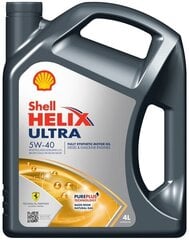 Shell Helix Ultra 5W40 mootoriõli, 4L hind ja info | Mootoriõlid | hansapost.ee