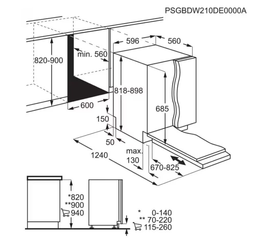 Electrolux EEG88600W hind ja info | Nõudepesumasinad | hansapost.ee