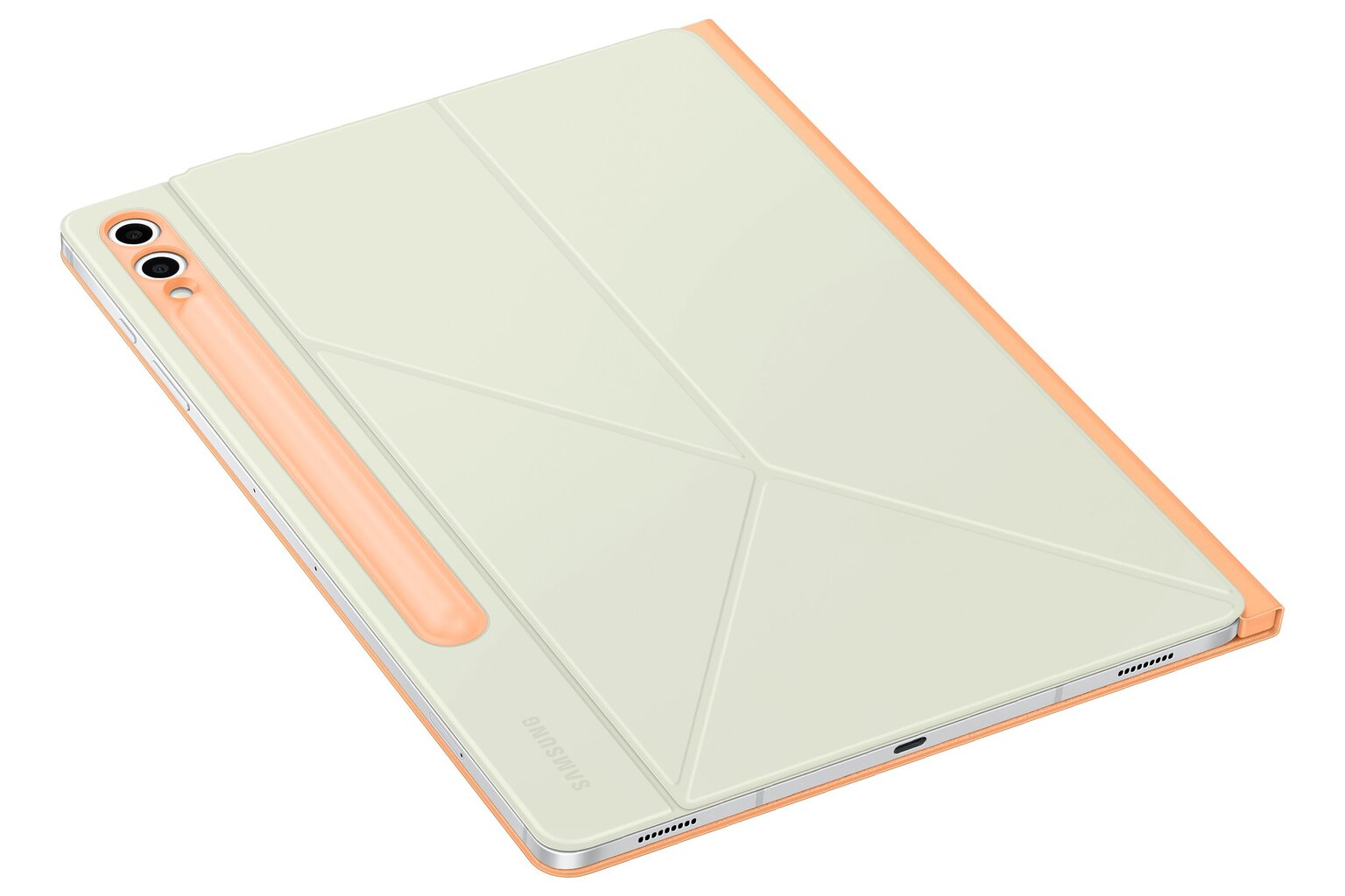 BX810POE Smart Book Cover Samsung Galaxy S10+/Tab S9+/FE+, Oranž цена и информация | Tahvelarvuti ümbrised ja kaaned | hansapost.ee