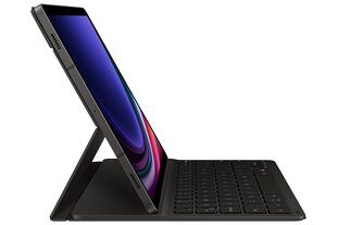 DX720UBE Book Cover Keyboard Slim Samsung Galaxy Tab S9/S9 FE, Must price and information | Tahvelarvuti ümbrised ja kaaned | hansapost.ee