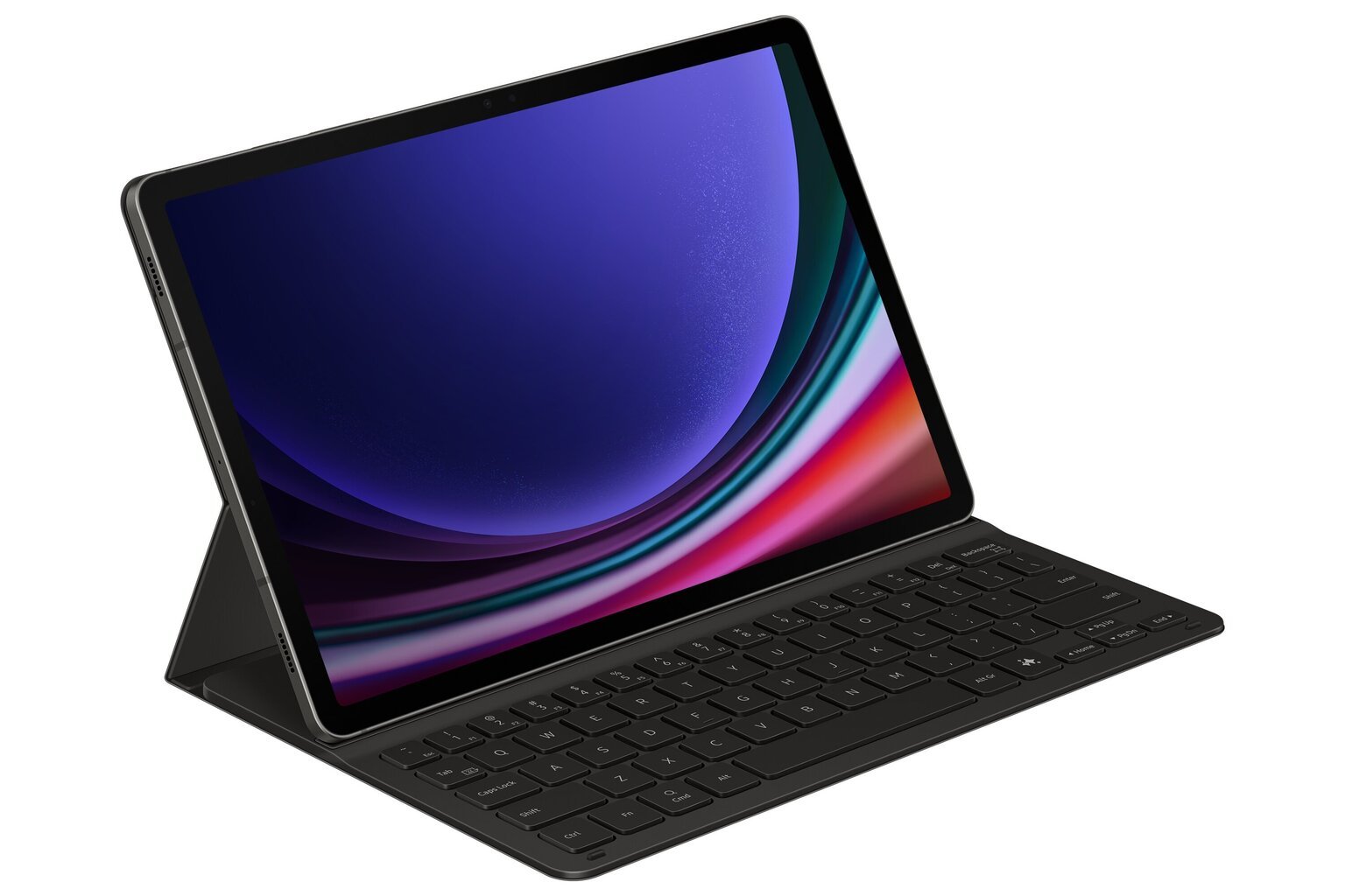 DX720UBE Book Cover Keyboard Slim Samsung Galaxy Tab S9/S9 FE, Must hind ja info | Tahvelarvuti ümbrised ja kaaned | hansapost.ee