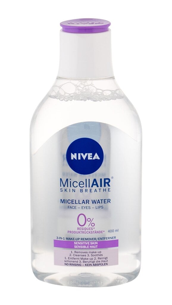 Hellust pakkuv mitsellaarvesi Nivea Micellar Air 3in1 400 ml hind ja info | Näopuhastusvahendid | hansapost.ee