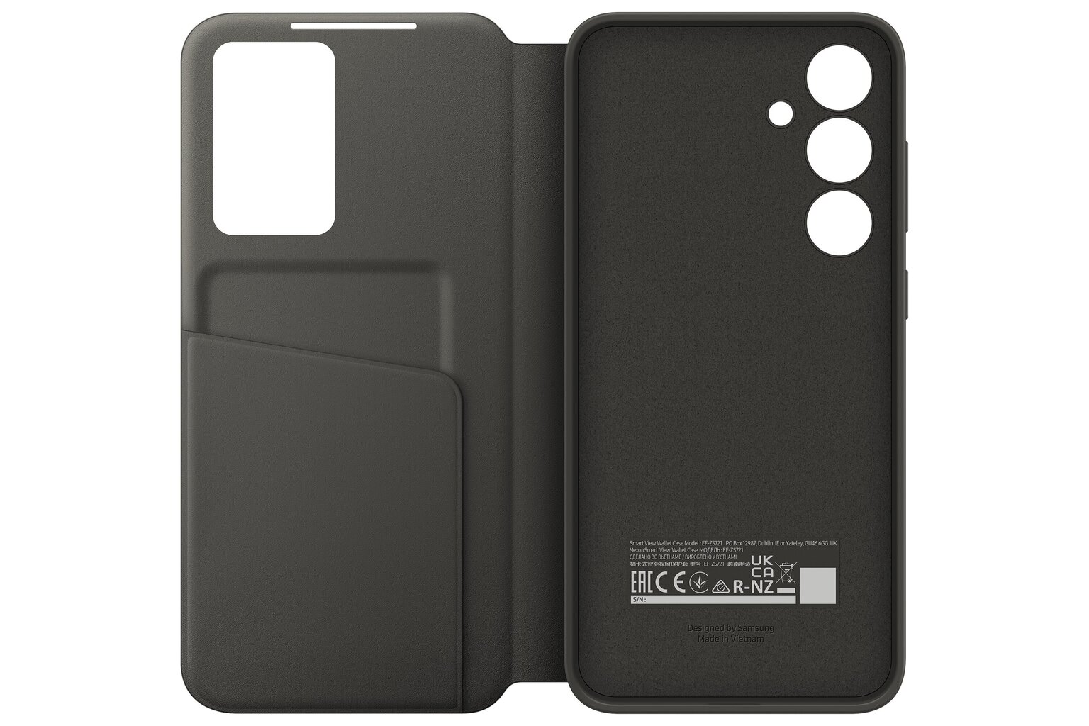 Samsung Smart View Wallet Case ZS721CBE hind ja info | Telefonide kaitsekaaned ja -ümbrised | hansapost.ee