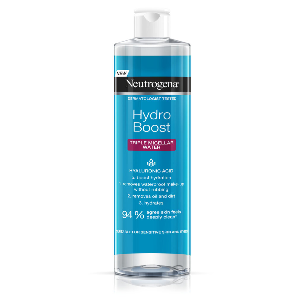 Mitsellaarvesi NEUTROGENA Hydro Boost 3-in-1 400ml цена и информация | Näopuhastusvahendid | hansapost.ee