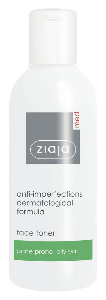 Näotoonik Ziaja Med Anti-imperfections, 200 ml hind ja info | Näopuhastusvahendid | hansapost.ee