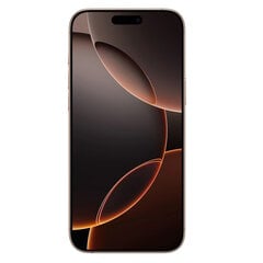 Ühendage Corning Gorilla Ultra Strong 3D-klaas Apple iPhone 16 Pro Maxi mustade servadega hind ja info | Ekraani kaitseklaasid ja kaitsekiled | hansapost.ee