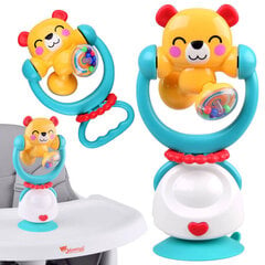 Очаровательная игрушка для стульчика и погремушка в одном Hola Suction Cup Set 2in1 цена и информация | Игрушки для малышей | hansapost.ee